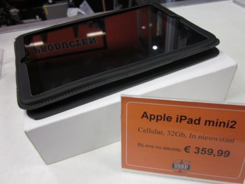 Apple iPad Mini 2  Space grey cellular 32GB model   doos 