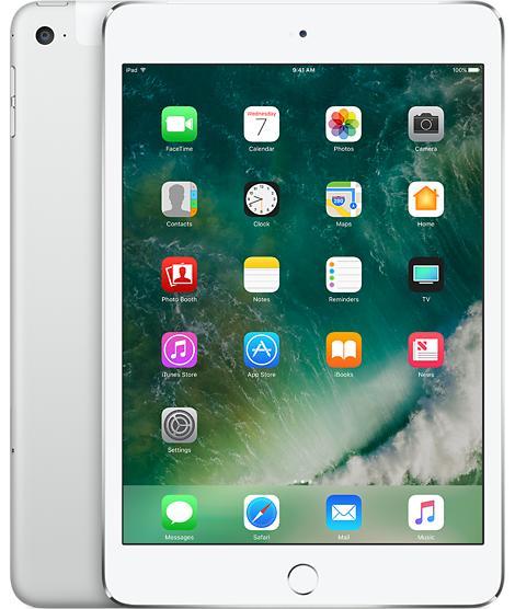 Apple iPad Mini 4 WiFi  4G 128GB Zilver met GARANTIE amp v...