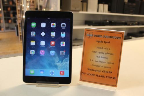 Apple iPad Mini Retina  16GB  NU Voor 199.99