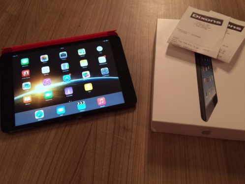 Apple iPad Mini Wi-Fi 16GB Zwart  Smart Cover en ColcaSac