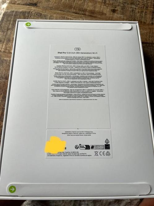 Apple iPad Pro (2022) - 12.9 - 6th gen - WiFi - 1TB -