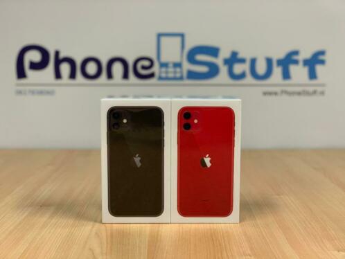 Apple iPhone 11 256GB Zwart en Rood  Nieuw amp Geseald