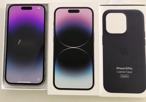 Apple iPhone 14 Pro 128Gb Deep Pruple, ZGAN compleet ect....