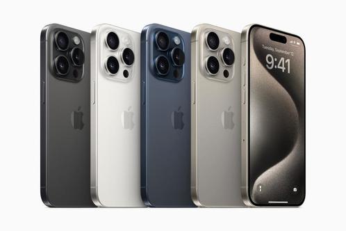 Apple iPhone 15 pro max en 15 pro beschikbaar in 4 kleuren