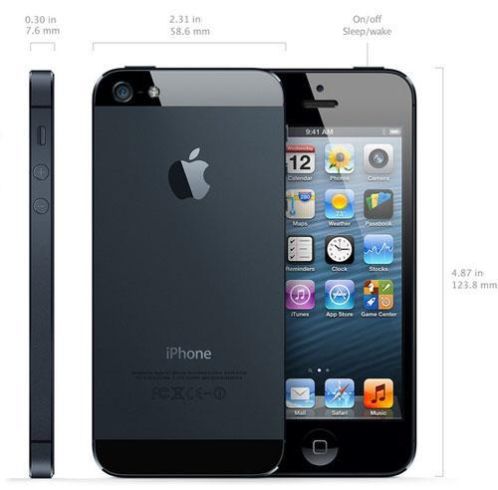 Apple iPhone 5 16GB 4G Zwart met 1 Jaar Garantie