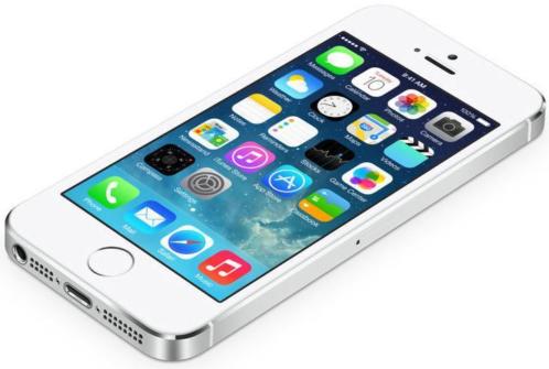 Apple iPhone 5S 16GB 4G Zilver, Wit 1 Jaar Garantie