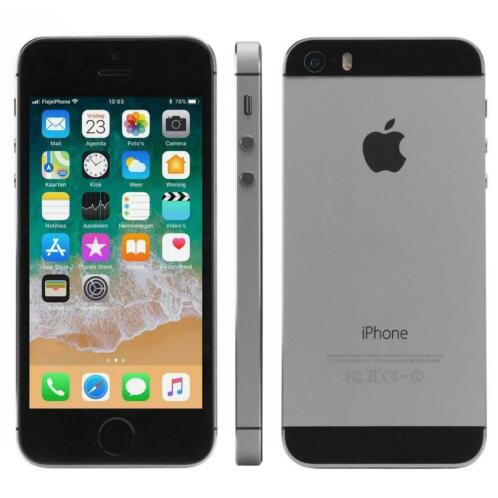 Apple iPhone 5S 16GB zwart 1 jaar garantie Refurbished