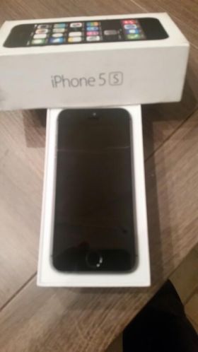 Apple iphone 5s zwart 16gb compleet in doos met garantie
