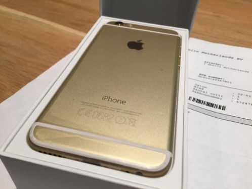 Apple iPhone 6 16GB Gold  Goud Nieuw Met Bon - 2jr