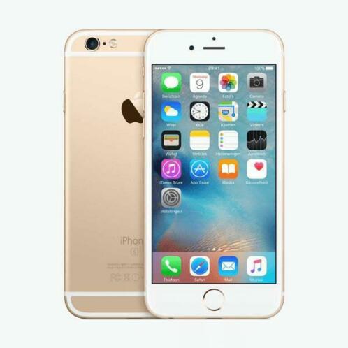 Apple iPhone 6s 16GB Goud 1 jaar garantie.