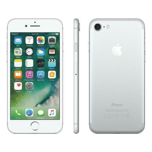 Apple iPhone 7 128GB zilver 2 jaar garantie Vanaf 179,-