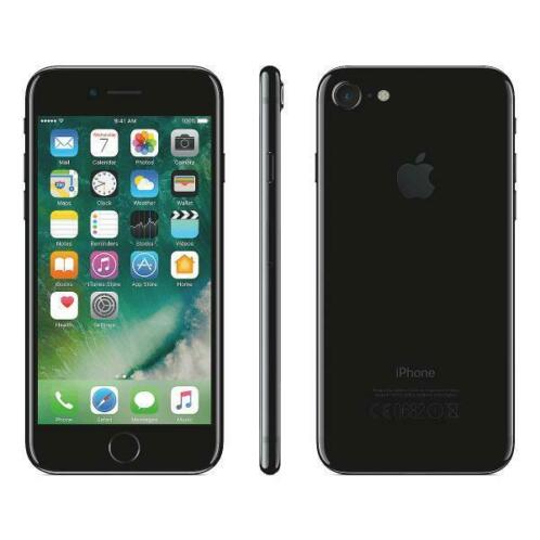 Apple iPhone 7 128GB Zwart 2 jaar garantie Vanaf 179,-