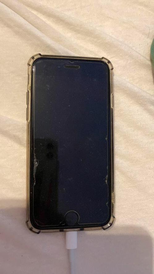 Apple Iphone 7, 128GB, Zwart, Alleen beschermglas beschadigd