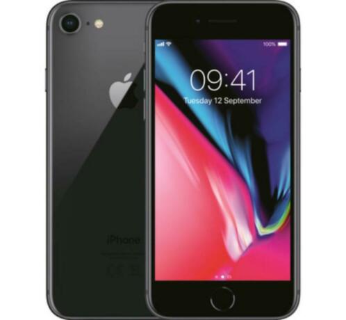 Apple iPhone 8 64gb met 2 jaar garantie 375,- opop