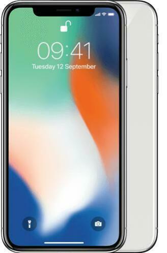 Apple iPhone X 64GB refurbished Silver bij KPN