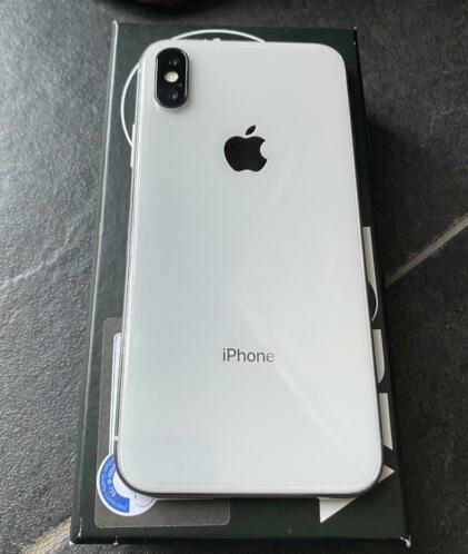 Apple Iphone X 64GB zilver(wit) refurbished