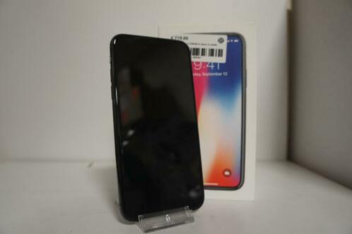 Apple iPhone X Space Gray - 256GB - Met doos - Met garantie