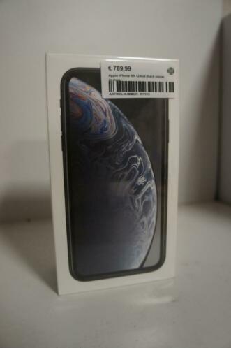 Apple iPhone XR 128GB Black NIEUW in seal 