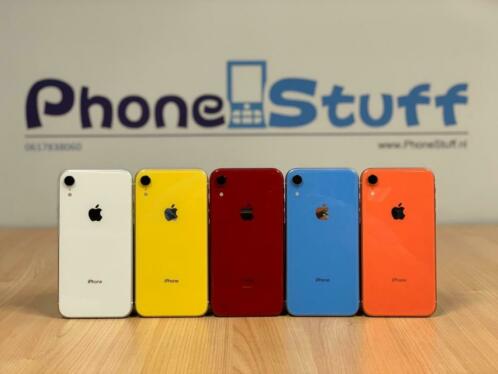 Apple iPhone XR 64GB in 4 kleuren  in Nieuwstaat  Garantie