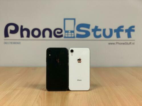Apple iPhone XR 64GB Zwart en Wit  in Nieuwstaat  Garantie