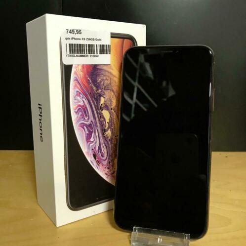 Apple iPhone XS - Gold - 256GB - Met oplader - Met garantie