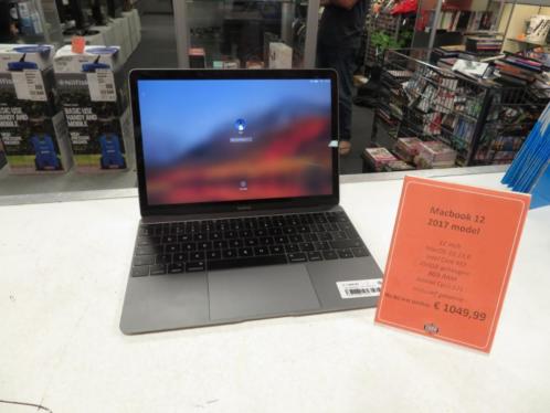 Apple Macbook 12 2017 - 256GB - Met lader - met garantie