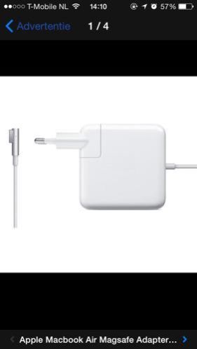 Apple macbook adapter lader