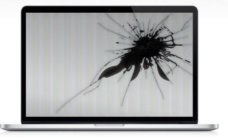 apple macbook air 13 inch 11 inch scherm lcd kapot gebroken 