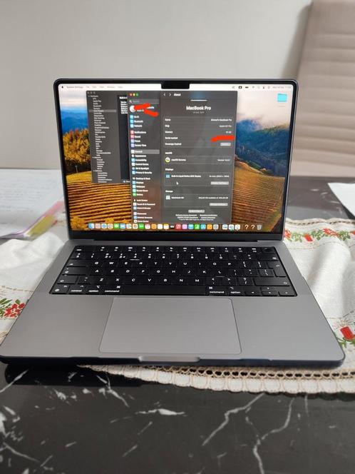 Apple Macbook pro m1 pro 14-inch 16gb  500gb