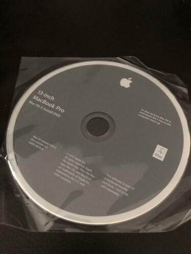Apple MacBook Pro Mac Os X install dvd