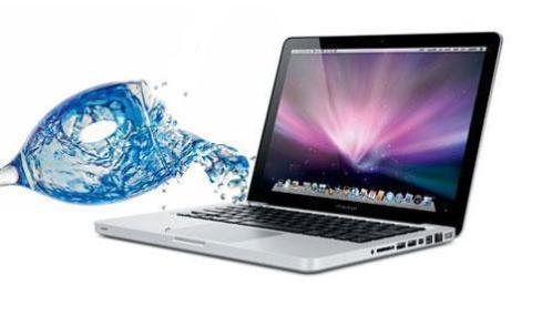 apple macbook waterschade vochtschade vloeistof vervangen 