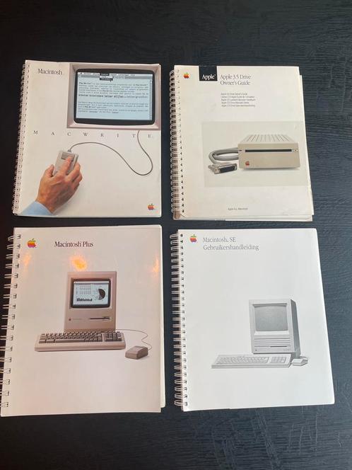 Apple Macintosh gebruikershandleiding boeken  Plus  SE