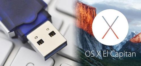 Apple MacOS El Capitan bootable installatie USB stick metal
