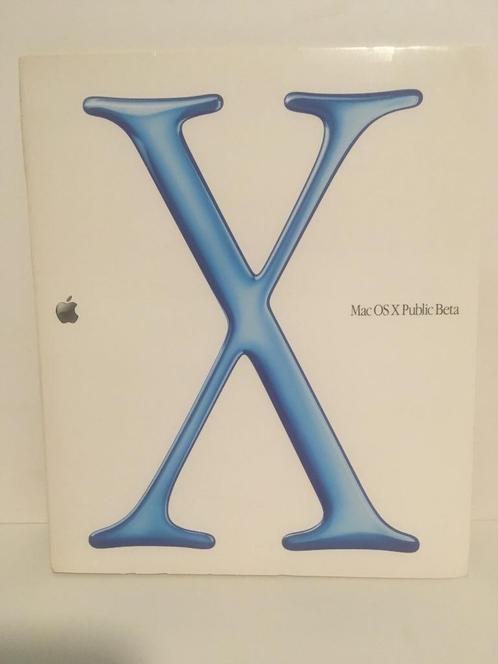 Apple MacOS X public beta. De eerste OSX die uitkwam.