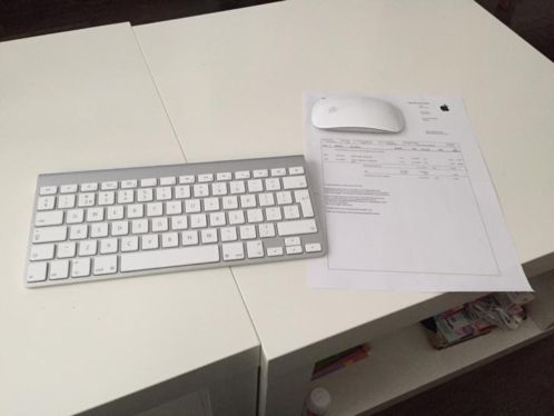 Apple magic mouse en wireless keyboard