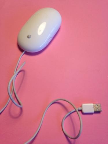 Apple Mighty Mouse wired z.g.a.n. t.e.a.b.