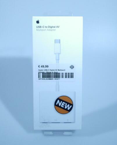 Apple USB-C Digital AV Multiport Adapter  Nieuw in doos