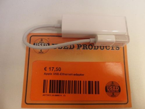 Apple USB Ethernet Adapter - NIEUW - Used Products Venlo