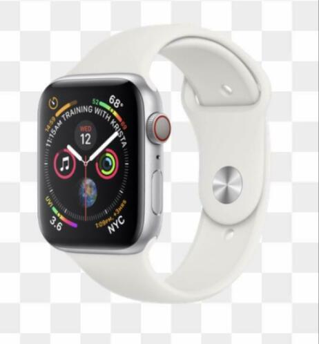 Apple Watch 4 white sport bandje nieuw in doos kleur wit