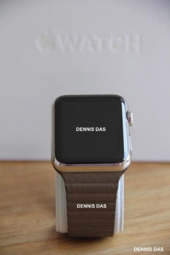 Apple Watch 42mm  RVS  COMPLEET  INCL. GARANTIE