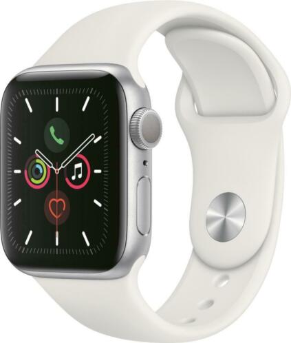Apple Watch 5 40mm Silver White Nieuw amp Garantie