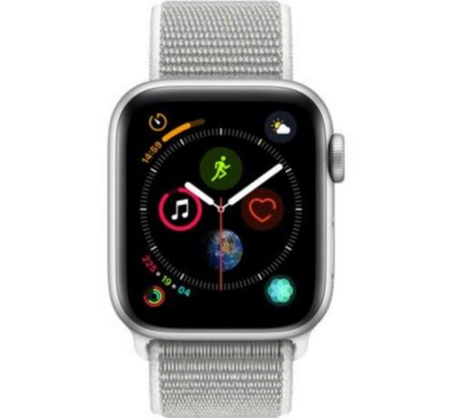 Apple Watch Series 4 40mm Zilver AluGrijze Nyl SB 19,00PM