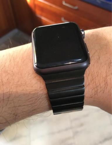 Apple watch Space Grey 42mm met 2 extra bandjes