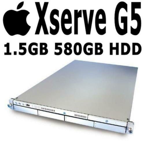 Apple Xserve G5 2.0Ghz, 1.5GB, 580GB HDD, PCI VGA