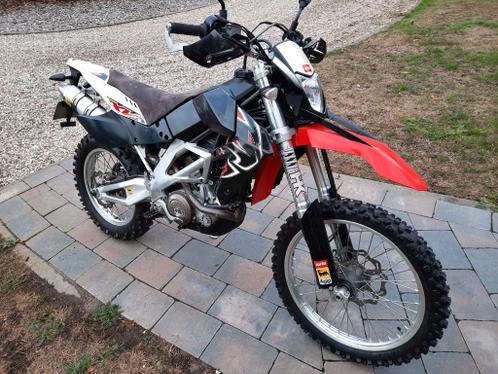 Aprilia RXV 450 2 Cil. Enduro L3e VP  2008 7308 km Arrow