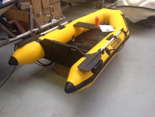 aquaparx rubberboot 2,30 , 3,30m Wit en Geel. Topprijs