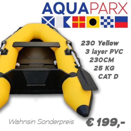 aquaparx rubberboot 2,30 en 3,30 m voor waanzinnige prijs