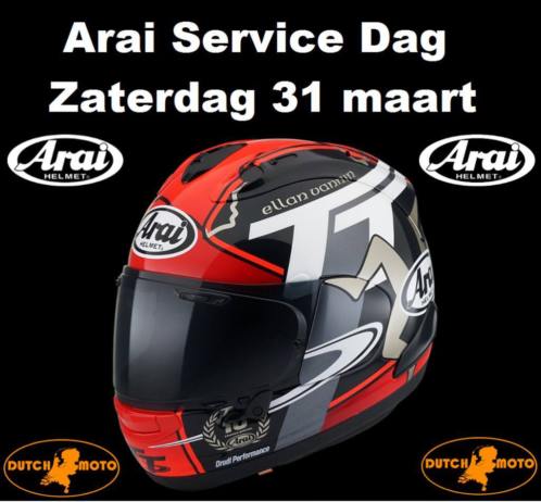 Arai Service dag bij Dutch Moto