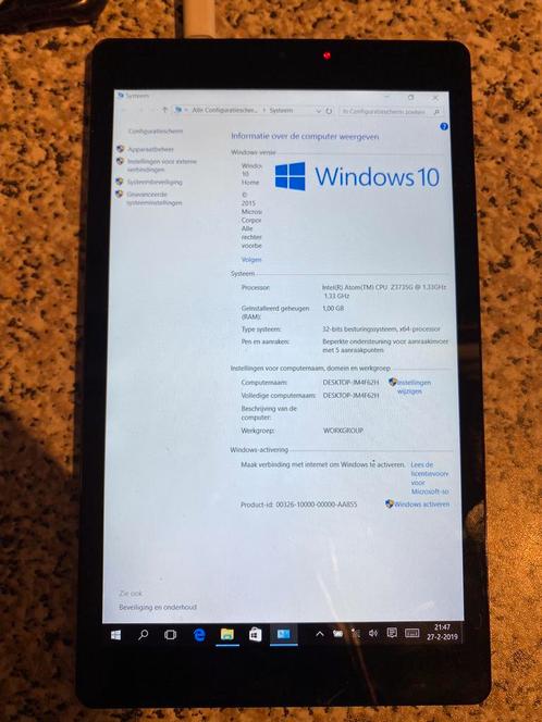 Archos 80 Cesium tablet met defecte accu