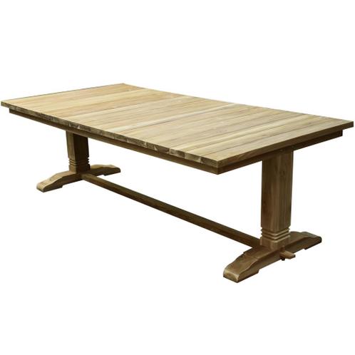 Ares dining tuintafel 240x120xH77cm teak